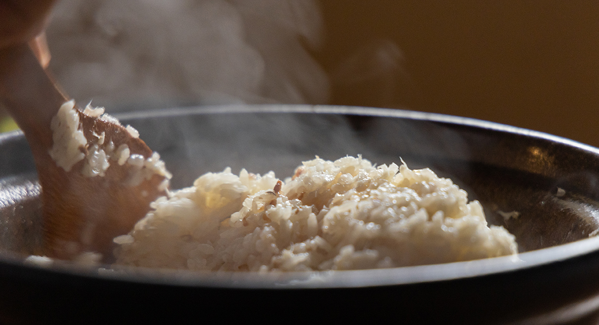 鯛めし調理